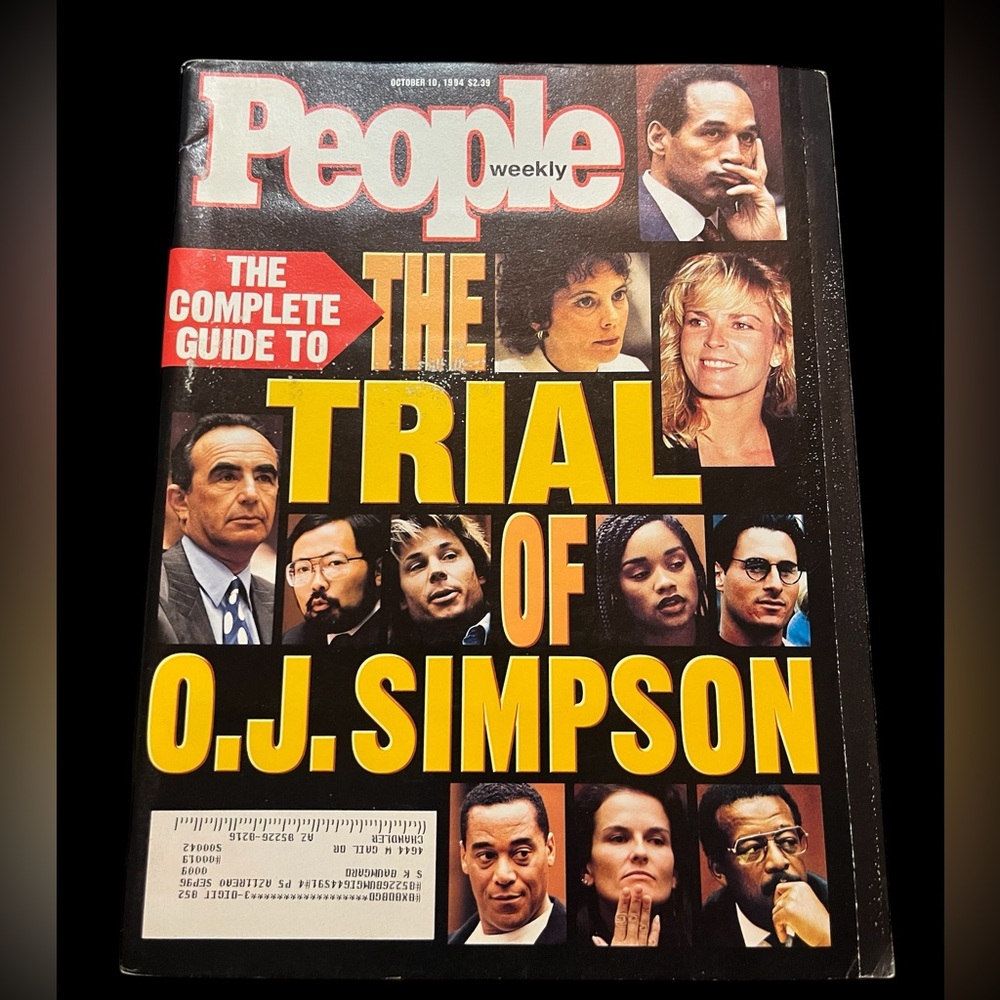 The Trial of OJ Simpson Cover People Magazine October 10, 1994
